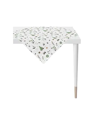 APELT | Weihnachts Mitteldecke 88x88cm SEASON Weiss | weiss